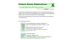 Desktop Screenshot of francis-cairns.co.uk