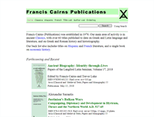 Tablet Screenshot of francis-cairns.co.uk